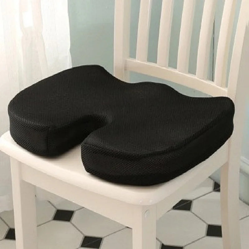 Ergonomisches Memory-Foam Steißbein-Sitzkissen – Komfortable Sitzauflage für Büro & Auto