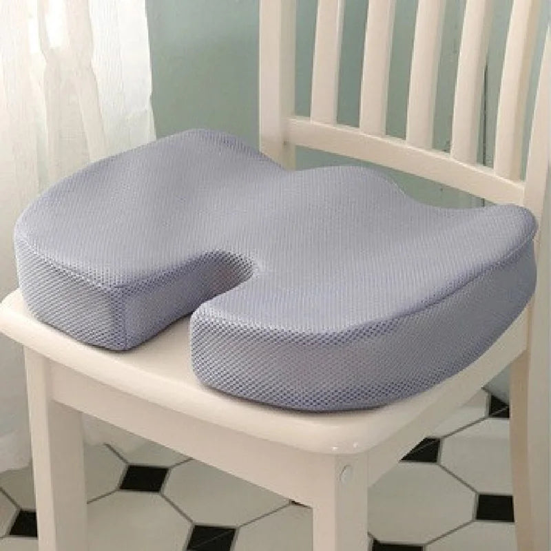 Ergonomisches Memory-Foam Steißbein-Sitzkissen – Komfortable Sitzauflage für Büro & Auto