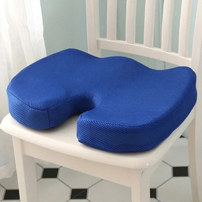 Ergonomisches Memory-Foam Steißbein-Sitzkissen – Komfortable Sitzauflage für Büro & Auto